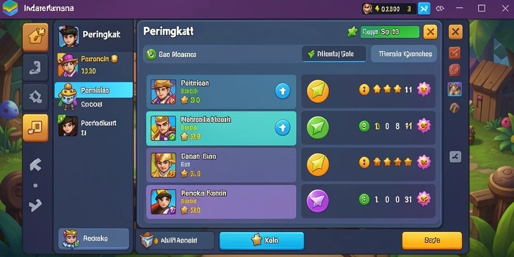 Level-level menantang dengan berbagai tantangan menarik.