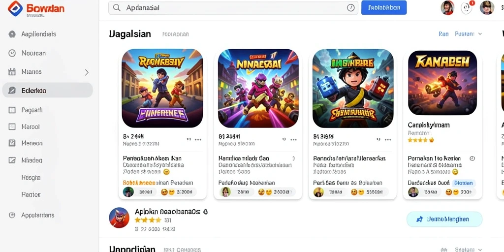 Mode kompetisi yang menambah keseruan bermain.