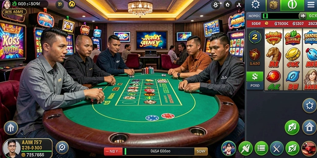 Screenshot dari gameplay SIP33 yang mendebarkan.
